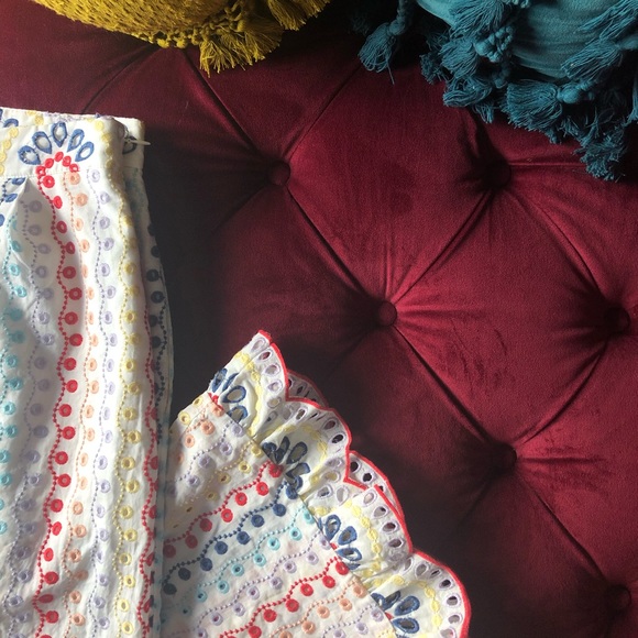 Red carter eyelet pants Clearance